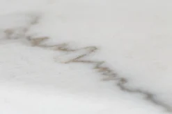 Aboah, Table A Manger, Ronde, Marbre Blanc, 145 Cm