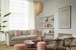 Aimee, Suspension, Raphia Et Fer, S