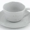 Alanah, Tasse Et Soucoupe, Ceramique, Gris, 150Ml
