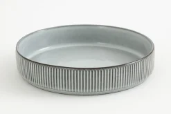 Architecto, Assiette A Pates, Ceramique, Gris