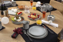 Architecto, Assiette, Ceramique, Gris, 25,5Cm