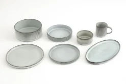 Architecto, Assiette, Ceramique, Gris, 20,5Cm