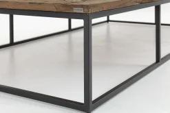 Archy, Table Basse, Rectangulaire, Bois Et Metal