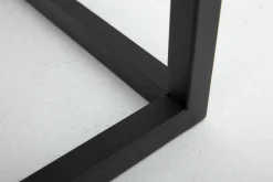 Armand, Table D'Appoint, Chene Noir Et Metal