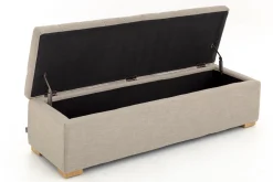 Aubiz, Pouf, Tissu, Avec Couvercle