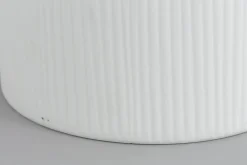 Ayla, Vase, Verre, Blanc, O17,5X21,5H