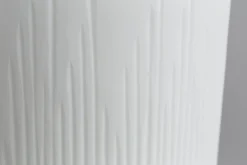 Ayla, Vase, Verre, Blanc, O17,5X21,5H