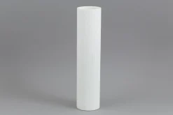 Ayla, Vase, Verre, Blanc, O10,5X44H