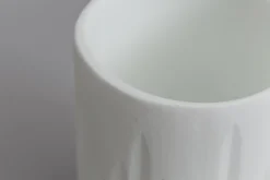 Ayla, Vase, Verre, Blanc, O8X9,5H