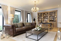 Balmore, Bibliotheque, Chene Patine, 3 Parties, Avec Echelle