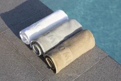 Baobao, Serviette A Main, Gris Clair, 50X100 Cm