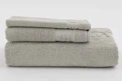 Baobao, Serviette De Bain, Gris Clair, 100X180 Cm