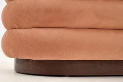 Beatrice, Pouf, Ovale, Rose