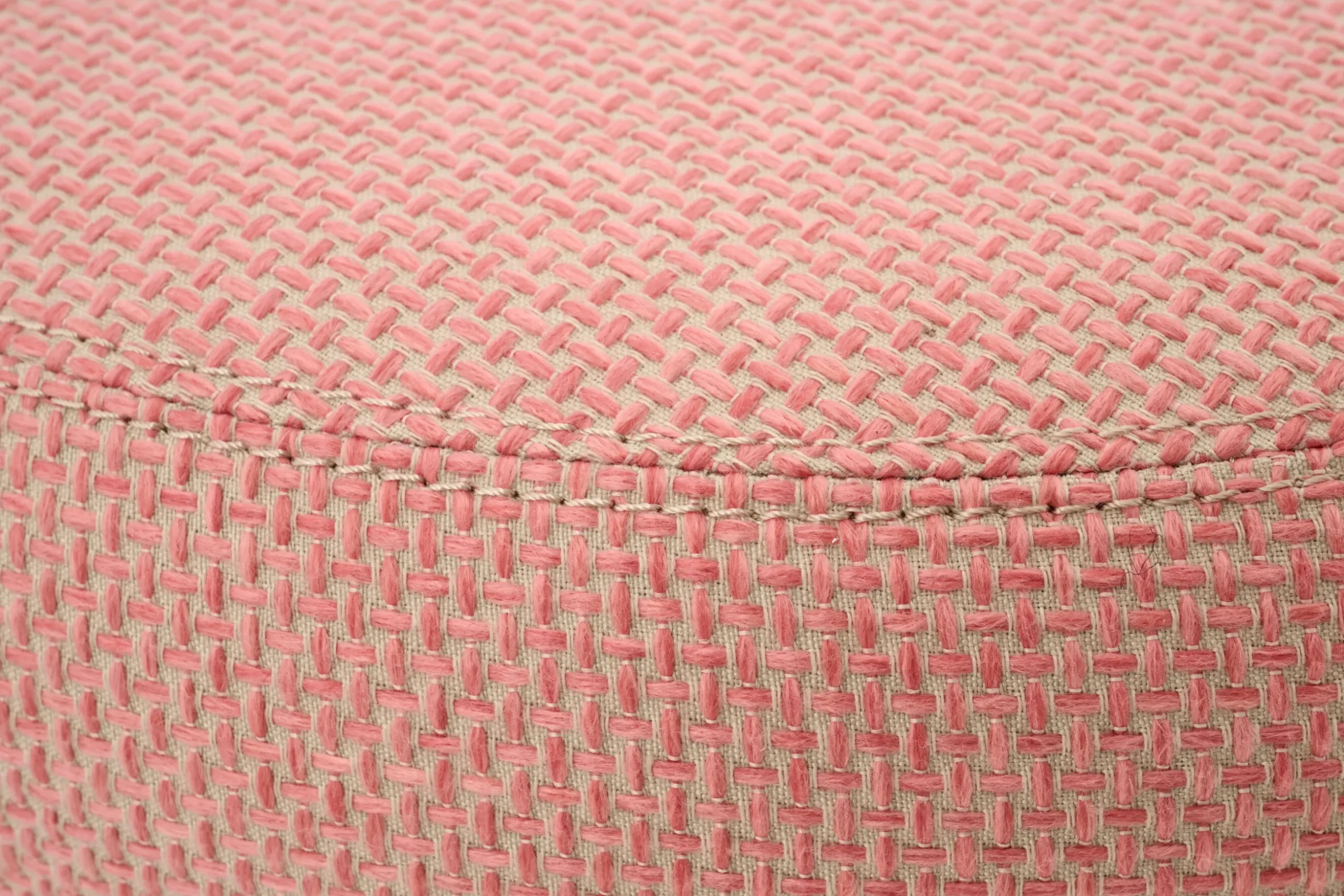 Beatrice, Pouf, Rond, Rose