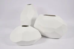 Belinda, Vase, Ceramique, Blanc, Modele 1