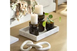 Berami, Chandelier, Verre, Marron, L