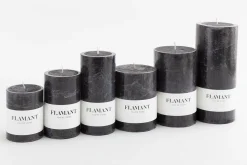 Beth, Bougie, Couleur Noir, 7X11,5Cm