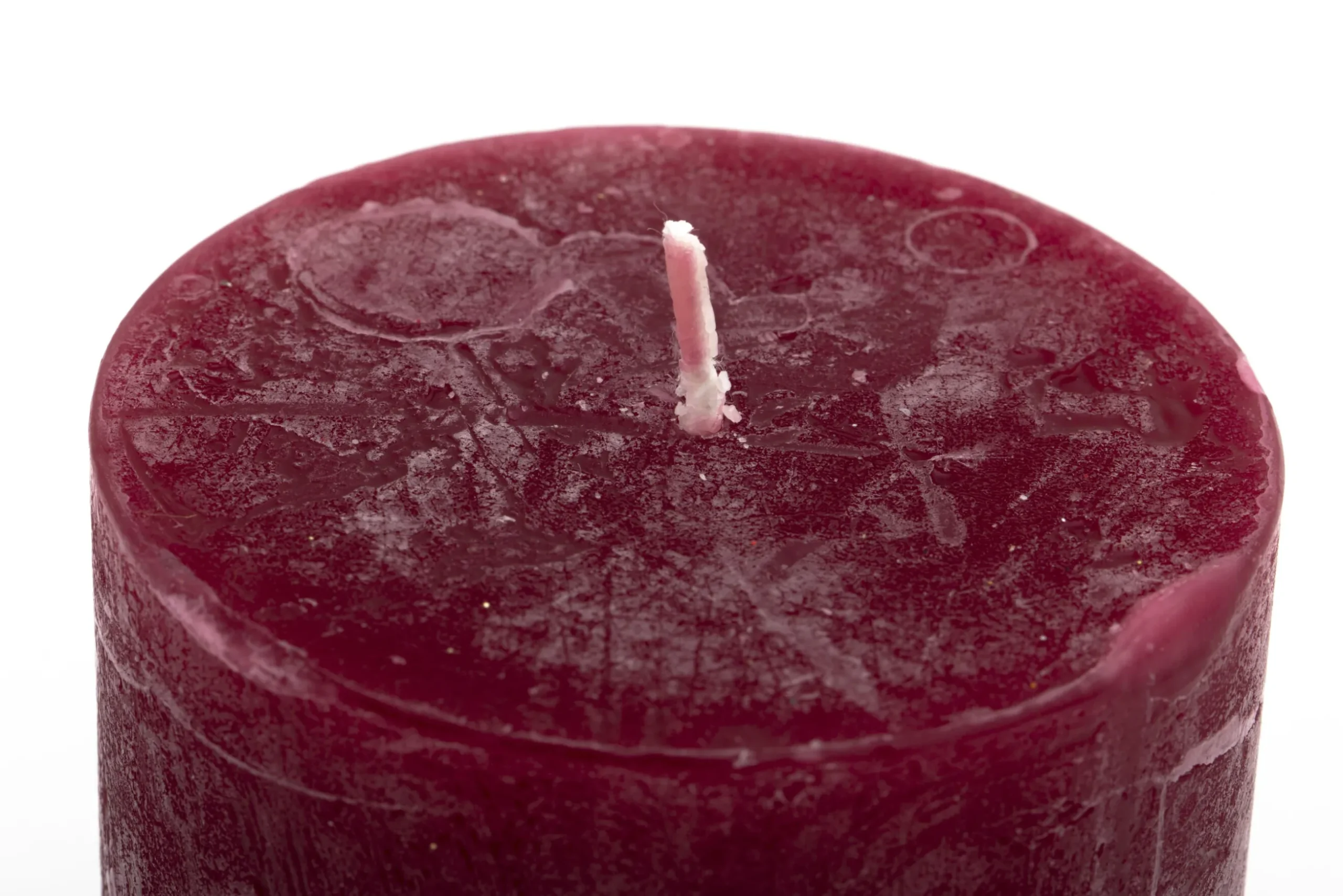 Beth, Bougie, Couleur Rouge Balmoral, 7X9Cm