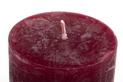 Beth, Bougie, Couleur Rouge Balmoral, 9X15Cm