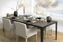 Billy, Fauteuil, Bouleau, Lin Blanc Casse