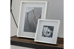 Boites, Cadre Photo, Plaque Argent Et Laque, 13X18