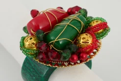 Brava, Rond De Serviette, Perles