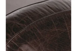 Burnham, Fauteuil Club, Marron Fonce, Cuir