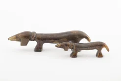 Calum, Chien, Bronze Cuivre, S