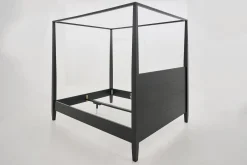 Cape Cod, Lit A Baldaquin, Noir, 180 Cm