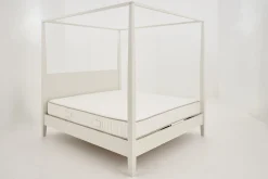 Cape Cod, Lit A Baldaquin, Blanc, 160 Cm