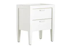 Cape Cod, Table De Chevet, Bois De Pin, Blanc