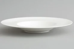 Cathy, Assiette A Pates, Bone China, Blanc