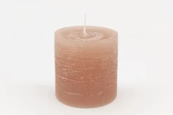 Celine, Bougie, Couleur Rouge Sienne, 7X8Cm