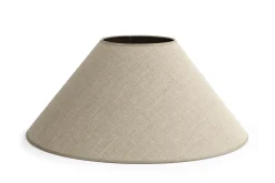 Circum, Abat-Jour, Naturel Et Argent, Conique, 55 Cm