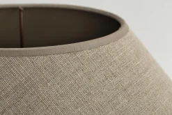 Circum, Abat-Jour, Naturel Et Argent, Conique, 55 Cm