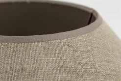 Circum, Abat-Jour, Naturel Et Argent, Conique, 45 Cm