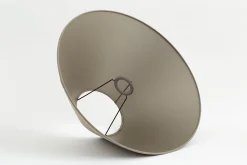 Circum, Abat-Jour, Naturel Et Argent, Conique, 45 Cm