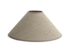 Circum, Abat-Jour, Naturel Et Argent, Conique, 30 Cm