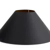 Circum, Abat-Jour, Noir Et Or, Conique, 55 Cm