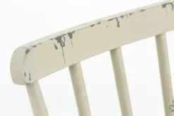 Claire, Banc De Jardin, Blanc Retro