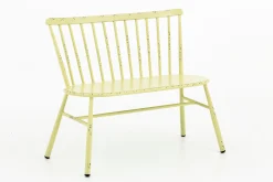 Claire, Banc De Jardin, Jaune Retro