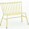Claire, Banc De Jardin, Jaune Retro