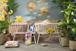 Claire, Banc De Jardin, Rose Retro