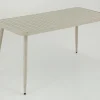 Claire, Table De Jardin, 150X75, Blanc Retro