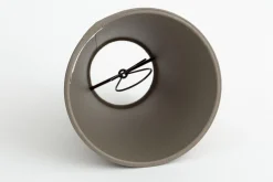 Clips, Abat-Jour, Naturel Et Argent, Conique, 14 Cm