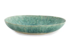Cresta, Bol De Service, Ceramique, Turquoise, Rond, 37Cm