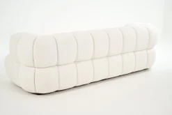 Dallas, Canape, Blanc, Boucle, 3 Places