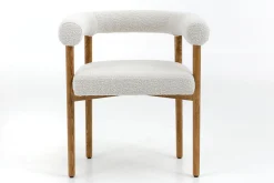 Fantaisie, Fauteuil, Tissu, Blanc