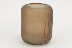 Fefy, Vase, Verre, Gris