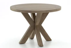 Forino, Table A Manger, Chene Patine, Ronde, 110 Cm